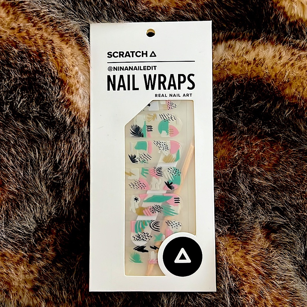 New! Scratch Nail Wraps in Desert Dreams